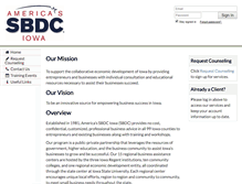 Tablet Screenshot of iowasbdc.ecenterdirect.com