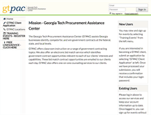 Tablet Screenshot of gtpac.ecenterdirect.com