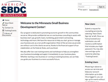 Tablet Screenshot of mnsbdc.ecenterdirect.com